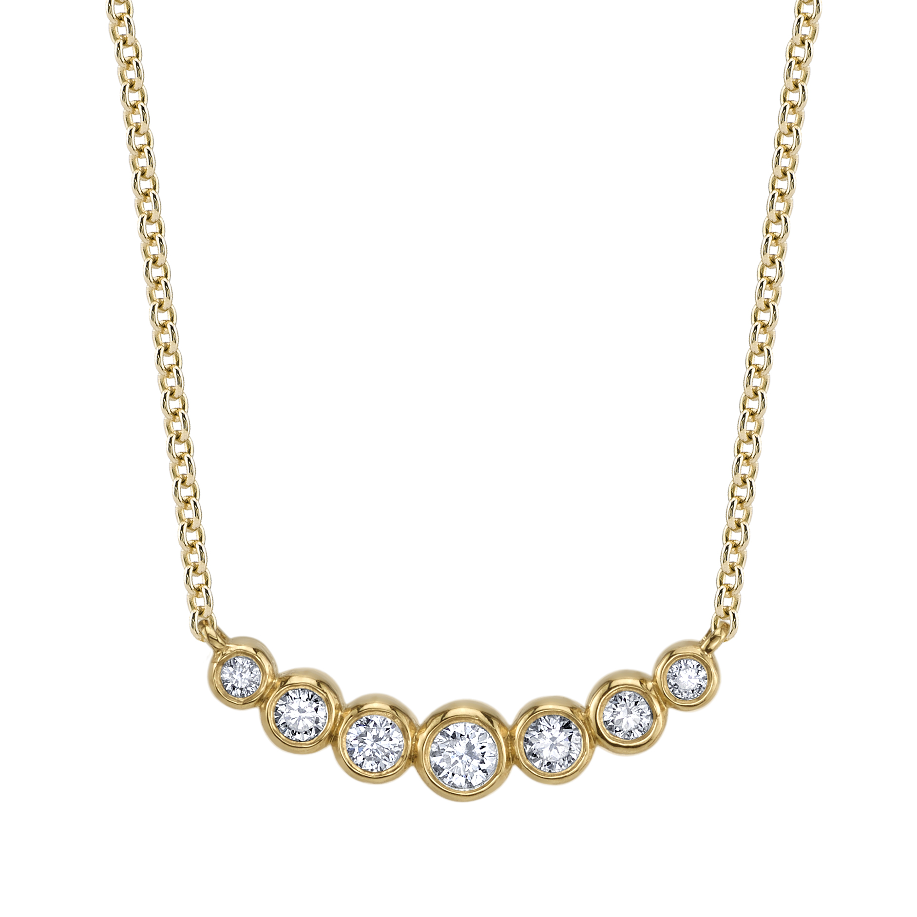 Diamond Arc Necklace – 23rd Street Jewelers